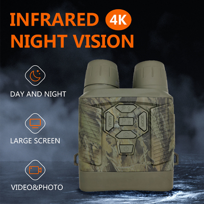 Van de Infrarode LEIDENE van y6-c 4k bouwden de Waterdichte de Visieverrekijkers het Wildnacht 4000ma-Batterij in