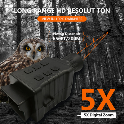 Van NV3000B 4K de Digitale Infrarode Éénogige HD Ultralight Camera van de de Nachtvisie met 36MP