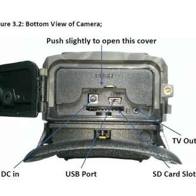 GSM MMS 3G de Camera van het de Camerasmtp 12MP 1080P HD Wild van de de Jachtsleep
