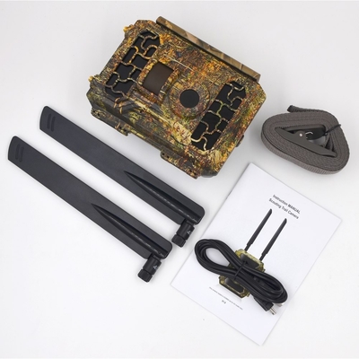4.3CG mobiele Sleepcamera 4G die met Telefoon App 940nm IRL Lichten gelijkstroom 12V 128GB jagen
