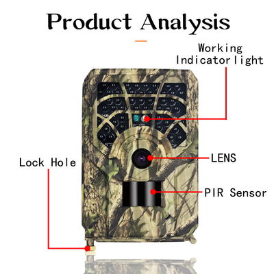 PR300A de Waterdichte 46pcs IRL Lichten 720P van Hunter Trail Camera IP54