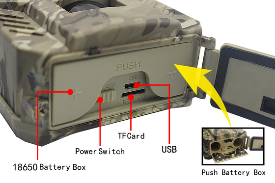 PR200 van de de Definitiesleep van Hunter Trail Camera 5MP IP54 1080P Hoog Bestand de Camerapr200 Weer