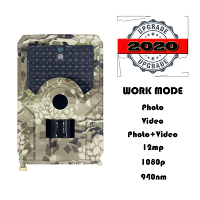 PR200 de Camera's CMOS 12MP 1080P van de de jachtsleep