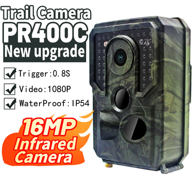 PR400 PRO het Wildcamera 1080P 16mp van de Nachtvisie de Jacht het Verkennen Camera's